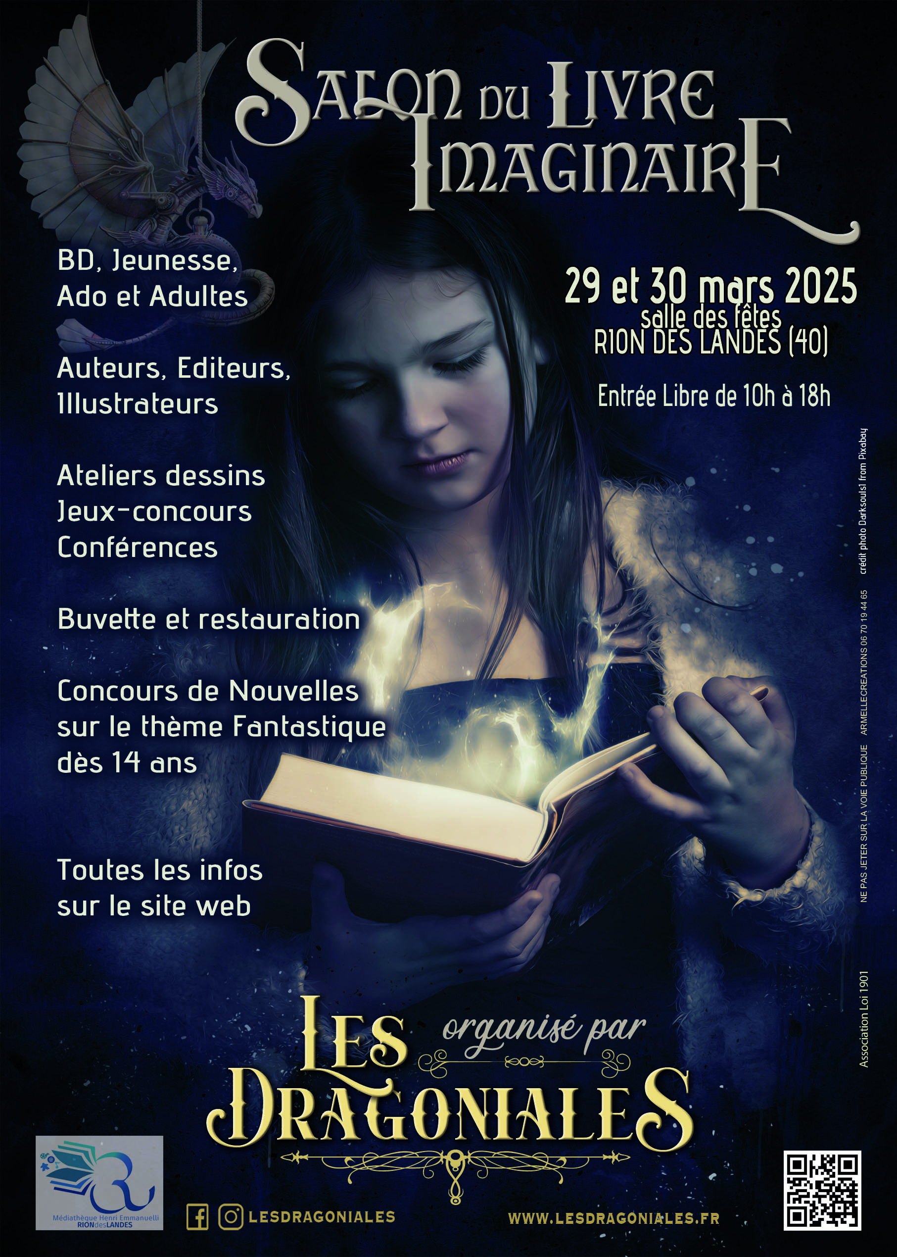 Affiche Salon du Livre Imaginaire 2025